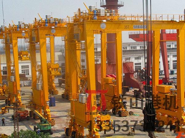 浙江杭州輪胎式集裝箱龍門(mén)吊廠家輪胎式集裝箱龍門(mén)吊操作精準(zhǔn)